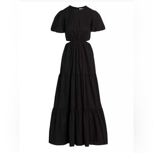 Wayf black cutout maxi dress size small